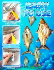 8PCS Tuna Fish Balloons Realistic Tuna Balloons Fishing Birthday Party Decora…