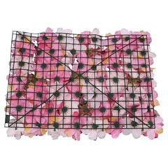 Floral Backdrop Wedding Party Decor 6pcs Artificial Flower Wall Panels 60*40cm