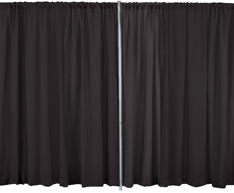 8 FOOT HIGH x 5 FOOT WIDE PREMIUM DRAPE CURTAIN (FOR PIPE AND DRAPE DISPLAYS)