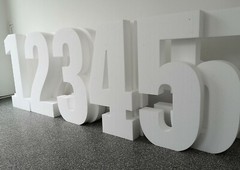 Polystyrene Number 95cm Decoration Buy Birthday Standing Anniversary Number Number