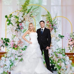 All-Occasion Gold Arch Backdrop Stand Set – 7.2FT, 6.6FT, 6FT for Elegant Decor