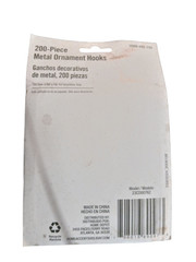 Home Accents Holiday 200-Piece Metal Ornament Hooks 3 packs