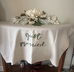 Wedding Sweetheart Table Runner Handmade Wedding Decoration
