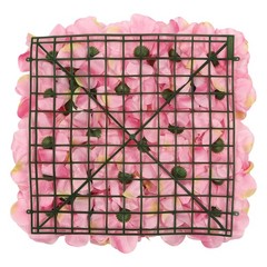 12pcs 3D Artificial Flower Wall Panel Silk Rose Mat for Wedding Backdrop 38*38cm
