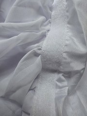 White Fabric Decorative Drapes, Solid/Plain, Reusable Wedding Backdrop Decor