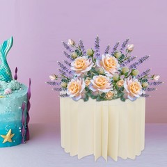 10*Foldable Cardboard Centerpiece Display Cylinder Flowers Stand Columns Display