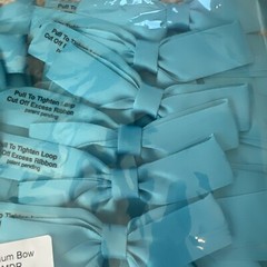 New Turquoise Medium Bows 25 Adjustable Chair Sashes Wedding Easter Garland