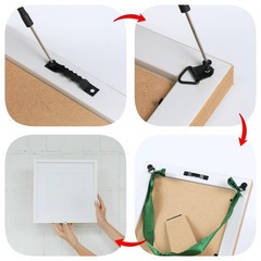 251Pcs Picture Hanging Kit, Include 50 Sawtooth Picture Hangers, 50 D Rings, …