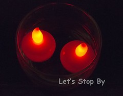 12 LED RED Floating Flicker Tea Candle Waterproof Wedding Centerpiece Light
