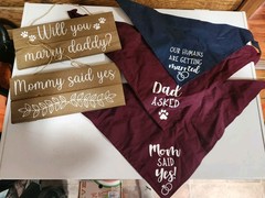 Engagement Pet Signs Wedding Decorations