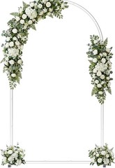 7.2FT Metal Wedding Arch Backdrop Stand for Wedding Ceremony Birthday Party Gold