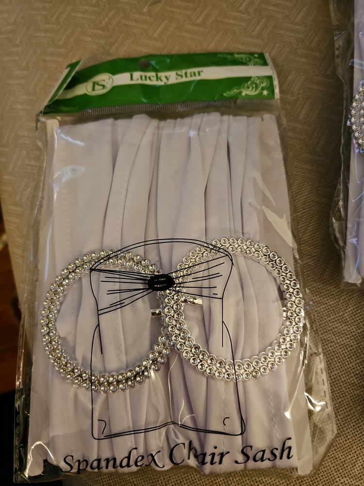 Chair Sashes With Buckle For Wedding Events