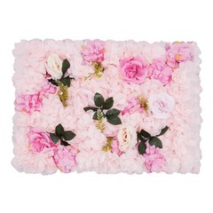 12pcs Artificial Flower Panels 24″x16″ Romantic Floral Backdrop Wedding Decor