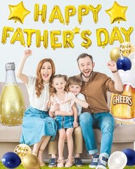 50 pcs Happy Father’s Day Balloon Set Decorations for Party, Pack of Father’s…