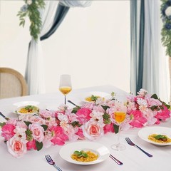Pack of 10 Wedding Arch Decorations, 20.47 inch Artificial Flower Table