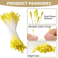 VARMDUKKE 800pcs 2 mm tip, 1 middle, 59 total length, Yellow,800pcs