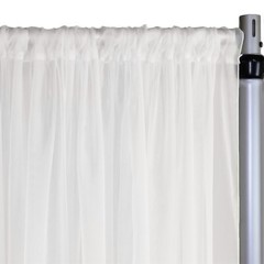 Your Chair Covers – Voile Sheer Drape, Bridal Curtain Backdrop for Wedding