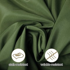 Ascoza 2pack 120 Inch Willow Round Tablecloth in Washable Polyester Fabric fo…