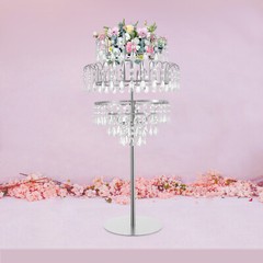 5-Tiers Flower Stand Multi-function Flower Stand Tabletop Wedding Flower Stand