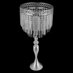 Crystal Flower Holder For Wedding Tall Flowers Stand Wedding Centerpieces Vase