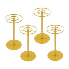 4Pcs Wedding Flower Stands Gold Tabletop Metal Flower Stand for Wedding,Party