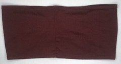 Unbranded Stretch Maroon Chair Sashes w/ Silver Accent Wedding Party Decoration