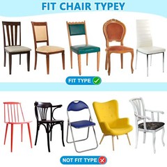44 Pcs Tablecloth Chair Covers Chair Sashes Set, Spandex Chair Covers Sequin