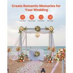 Uimoso 4pcs Freestanding Flower Arrangements for Wedding Floral Centerpieces