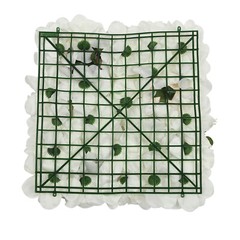 12PCS Artificial Flower Wall Background Silk Rose Mat for Wedding Backdrop Decor