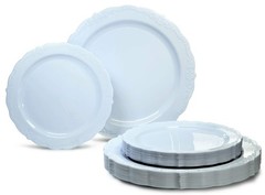 ” OCCASIONS ” 50 Plates Pack (25 Guests)-Vintage Wedding Party Disposable Pla…
