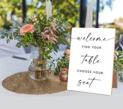 Please Find Your Seat Sign, Minimalist Bridal Shower Sign, Wedding Welcome Si…