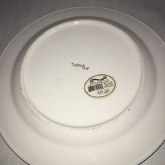 Farmhouse Mr and Mrs Wedding Gift Plate and Silverware (Fork and Spoon).