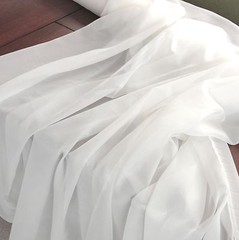 40 Yards 120″ Wide Voile Chiffon Fabric Sheer Draping Drape Panel Wedding SALE