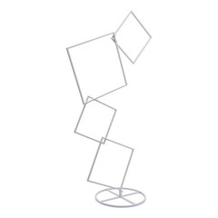 Metal Flower Frame Square Garland Plants Display Stand Weddings Backdrop Decor