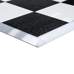 Portable Dance Floor 15′ x 15′ Commercial Checkered Event Party Waterproof Tiles