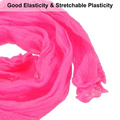 20Pcs Stocking Flower Fabric 65cm/26″ for DIY Mesh Flowers Making, Magenta