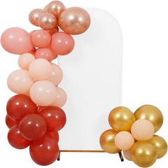 Lightweight White Spandex Arch Cover – 6FT Backdrop for Events & Ceremonies