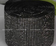 NEW Diamond Rhinestone Ribbon Bling Vase Wrap Floral Wedding Decoration Supplies