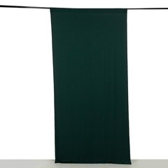 5 ft x 10 ft HUNTER GREEN 4-Way Stretch Spandex Divider Backdrop Curtain Wedding