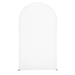 VEVOR Wedding Arch Backdrop Stand Metal Party Stand with Cover Set 7.2 x 4 ft