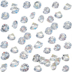 HANSGO 500PCS Diamonds, Mini Clear Fake Diamonds Acrylic Gems Table Scatter Crys