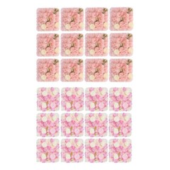 3D Flower Wall Panel-12pcs Artificial Flower Wall Background Silk Rose Wedding