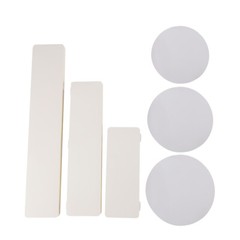 Three-piece Set Foldable Cardboard Flower Stand With Pvc Panel DIY Flowers