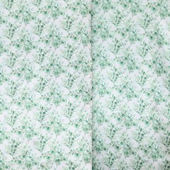 3 WHITE GREEN Eucalyptus Floral Satin Round Top Backdrop STAND COVERS Set Party