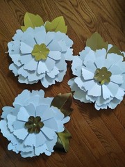 Target Spritz 3D Paper Flower Hanging Decorations – Lot of 8 Shower Wedding
