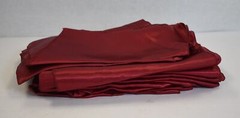 REWOMC Smooth Satin Table Runner Burgundy 12″ x 108″ for Weddings Birthdays