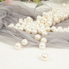 120 pcs EXTRA LARGE Faux Pearl 20 mm Beads Centerpieces Wedding Decorations SALE