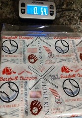 Baseball Tablecloth Baseball 87x 51 Inches ? Plastic Covering All Over Baseball