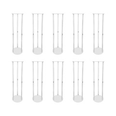 10pcs 80cm Acrylic Artificial Flower Vase Stand Wedding Centerpieces Decoration
