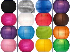 10X 12″ round Chinese paper lanterns Wedding Party Floral Lamp Event decoration